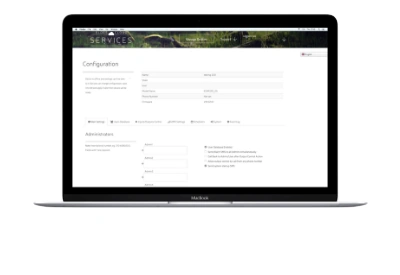Gate administration WEB platform